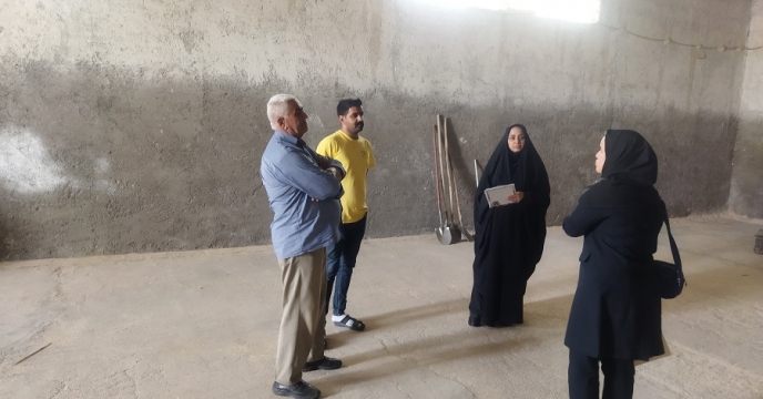 بازدید و پایش از انبار کارگزاری تعاونی روستایی طاهر سربیشه