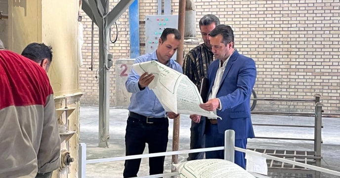 بازدید از کارخانه کود صنعت پتاس طرف قرارداد شرکت خدمات حمایتی کشاورزی  در استان سمنان