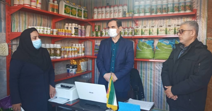 بازدید سرپرست شرکت خدمات حمایتی کشاورزی استان گیلان از کارگزاری خانم پورشهرانی در شهرستان رودبار