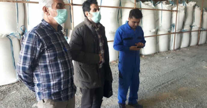 بازدید از کارخانه داخلی  تولید کود شیمیایی طرف قرار داد شهرستان  ساوه 
