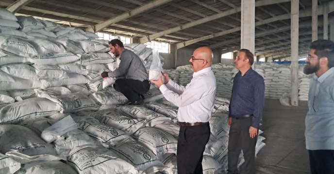 پایش کیفیت کود سولفات پتاسیم گرانوله پیش از ورود به چرخه مصرف کشاورزان کرمان
