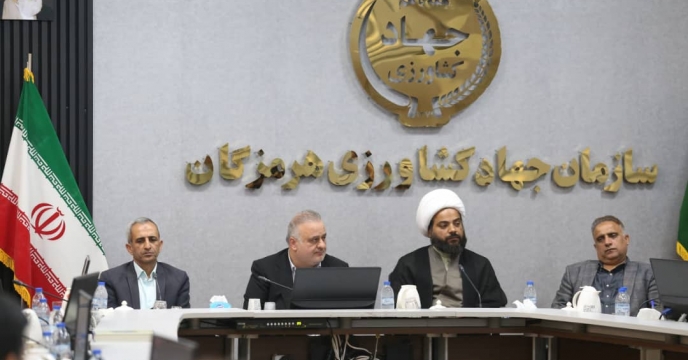 برگزاری جلسه نظارت بر اجرای الگوی کشت با هدف پایداری تولید در استان هرمزگان