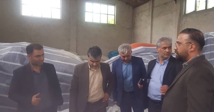 تیم نظارت متشکل از مدیران جهاد کشاورزی به همراه مدیران و مسولین شرکت خدمات حمایتی کشاورزی گیلان از کارگزاری توزیع  نهاده های کشاورزی در شهرستان ماسال