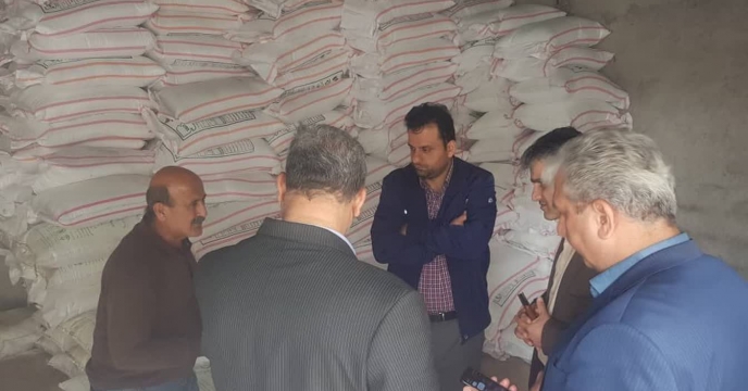 تیم سرکشی متشکل از مسولین جهاد کشاورزی به همراه مدیر و مسولین شرکت خدمات حمایتی کشاورزی گیلان به کارگزاری توزیع  نهاده های کشاورزی مهیار میرنظام در بخش شاندرمن رسید