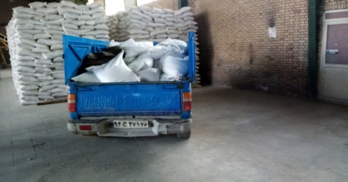 تخلیه 5000کیلوگرم کود سوپرفسفات تریپل قاچاق در انبارهای شرکت خدمات حمایتی کشاورزی خراسان شمالی