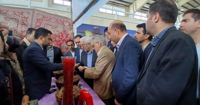 حضور مهندس نظام دوست در چهارمین رویداد دانش‌بنیان و جشنواره زنجیره ارزش زعفران استان خراسان شمالی شهرستان فاروج