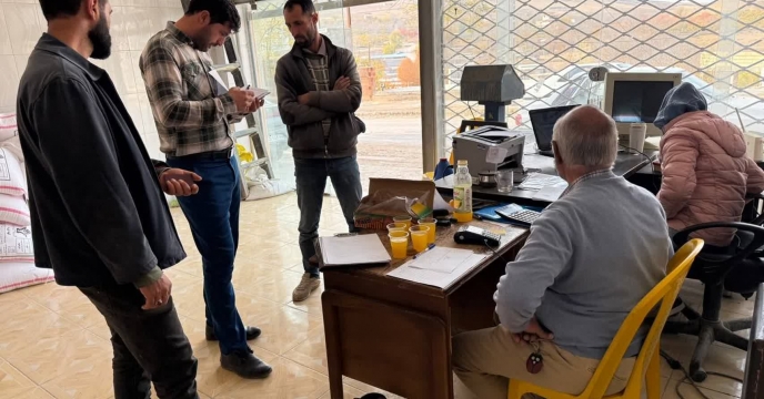 بازدید و پایش از انبار کارگزاری های شهرستان بجنورد 