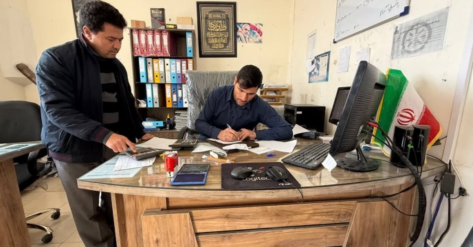  بازدید از کارگزاری های شهرستان فاروج  در راستای کمیته پایش