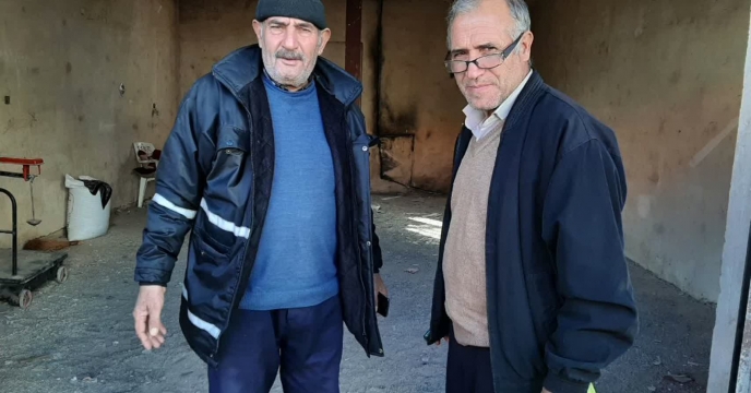 بازدید گروه پایش کود از انبار و دفتر توزیع کارگزاری های شهرستان هریس