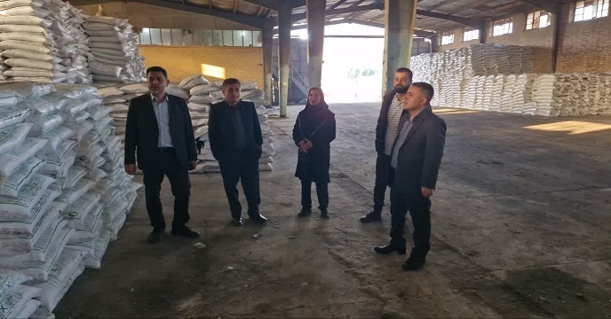 بازدید جناب آقای دکتر ساکی،معاونت بهبود تولیدات گیاهی سازمان جهاد کشاورزی خوزستان از انبارهای سازمانی شرکت خدمات حمایتی کشاورزی استان خوزستان 