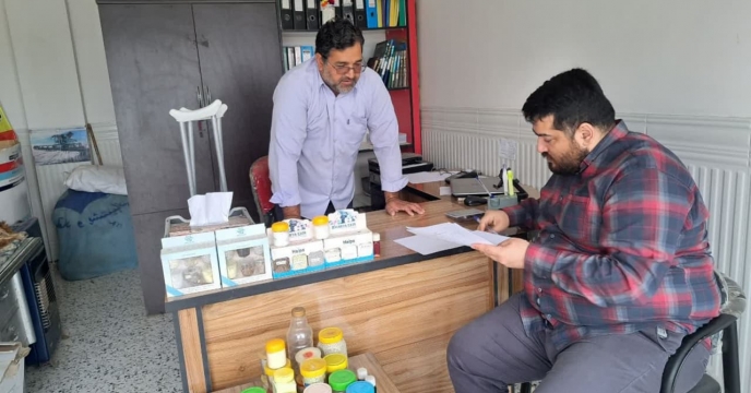 بازدید از وضعیت کارگزاری کود پرپین در شهرستان گمیشان