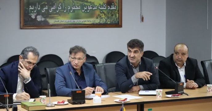 برگزاری دومین جلسه کارگروه ساماندهی و پشتیبانی مراکز جهاد کشاورزی استان گلستان در سال ۱۴۰۴