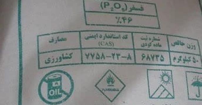تامین و توزیع مقدار۸۴ تن  کود سوپر فسفات تریپل برای کشاورزان شهرستان کردکوی دراردیبهشت ماه سال جاری