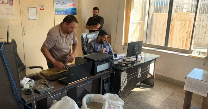 بازدید از ‌عملکرد کارگزاری  کود هومن اقبالی در  شهرستان گنبد