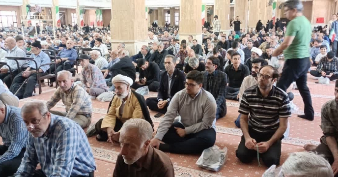 اعلام همبستگی و تجدید میثاق مدیر شرکت خدمات حمایتی کشاورزی استان گلستان با آرمان های شهدا و نظام مقدس جمهوری اسلامی و محکوم کردن حمله وحشیانه رژیم غاصب اسرائیل در مصلی وحدت گرگان
