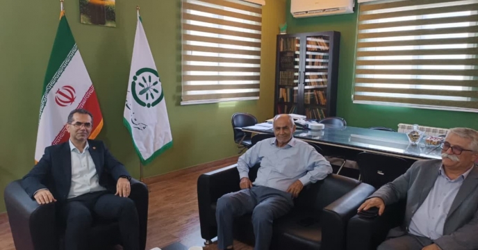 دیدار و گفتگوی صمیمانه  مدیر شرکت خدمات حمایتی کشاورزی استان گلستان و‌ مدیر عامل بنیاد ملی گندم کاران کشور