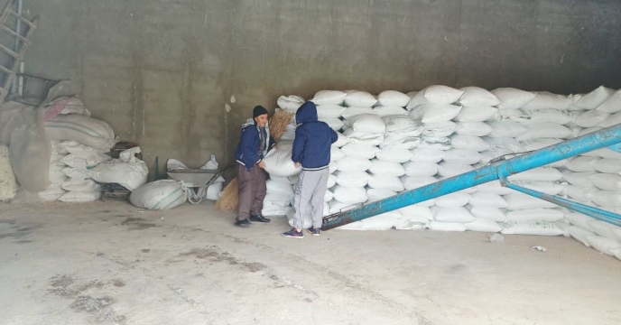 بازدید اکیپ پایش استان کردستان از انبار کارگزاری در شهرستان دیواندره