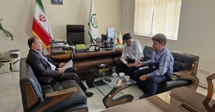 بررسی مسائل و مشکلات بخش کشاورزی در دیدار کارگزار تعاونی کوشک شهرستان گرمسار با مدیر شرکت خدمات حمایتی کشاورزی استان سمنان