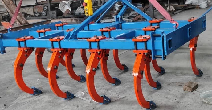 برداشت نخود در شرکت خدمات حمایتی کشاورزی استان کرمانشاه