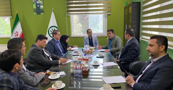 جلسه ای در شرکت خدمات حمایتی کشاورزی استان گلستان در حوزه فنی و تولیدی برگزار شد