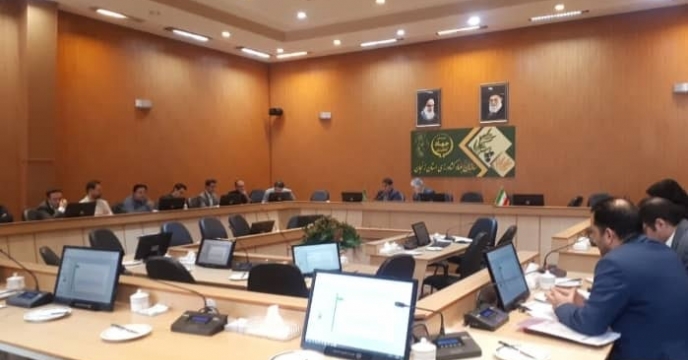 برگزاری جلسه با کارگزاران و تولیدکنندگان در دفتر معاونت تولیدات گیاهی جهاد کشاورزی استان زنجان در خصوص سامانه های بوجاری استان