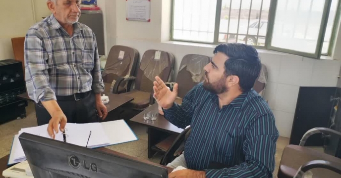 بازدید از انبار کارگزاری شرکت تعاونی تولید روستایی زرین کشت برخواراز شهرستان برخوار وآموزش ثبت اطلاعات در سامانه جامع انبارها