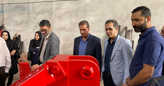 بازدید مدیر امور ماشین ها و ادوات کشاورزی از کارگاه تولیدی ادوات کشاورزی موسوی در استان گلستان