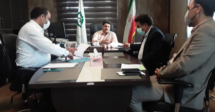 جلسه مشترک مدیر شرکت خدمات حمایتی لرستان با بازرسی سازمان جهاد کشاورزی استان
