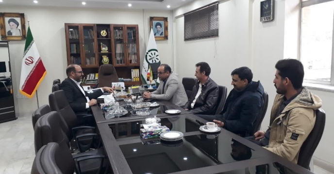 جلسه هم اندیشی مدیر آب و خاک سازمان جهاد کشاورزی استان اصفهان با مدیر شرکت خدمات حمایتی کشاورزی استان اصفهان