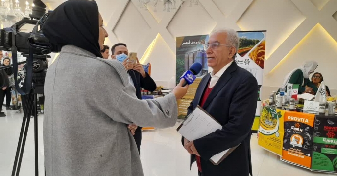 مصاحبه صدا وسیما با شرکتهای تولیدکننده کود درهمایش بازاریابی کود استان قزوین