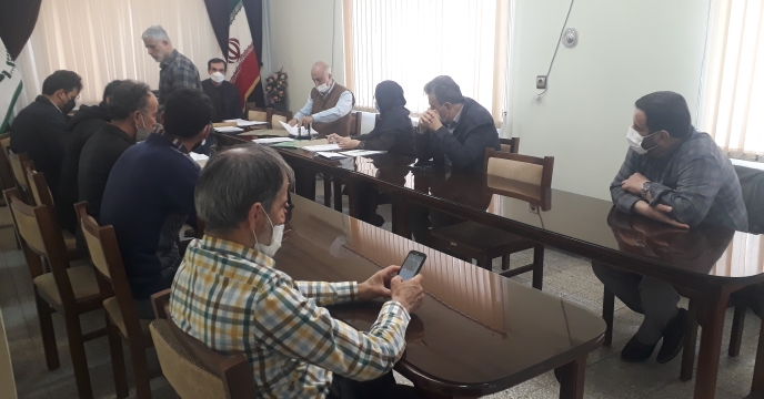 جلسه کارشناسان اعزامی از ستاد با مدیر و همکاران مالی و بازرگانی شرکت خدمات حمایتی کشاورزی استان گیلان