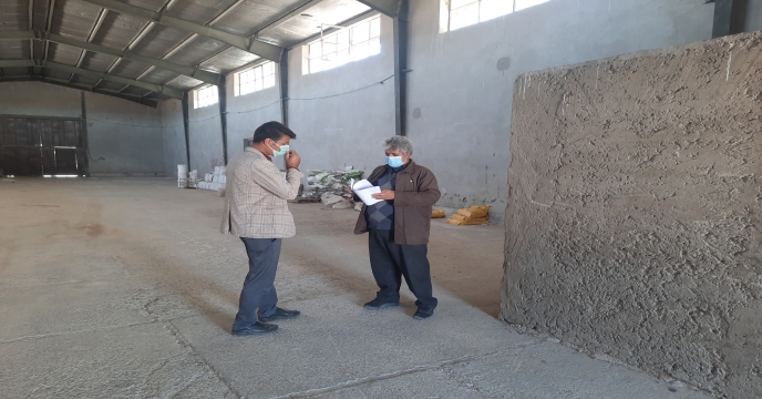 بازدید مسئول حراست شرکت خدمات حمایتی کشاورزی استان یزد از کارگزاری های شهرستان خاتم