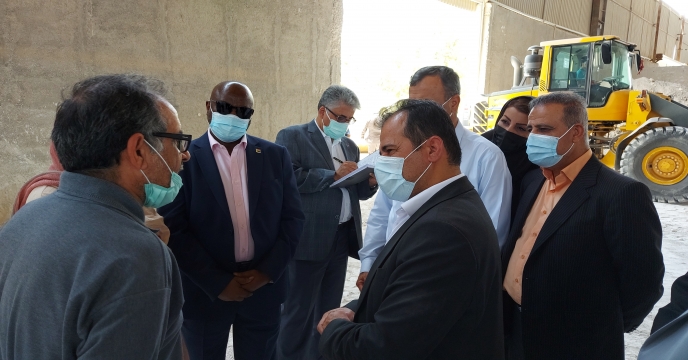 بازدید سفیر آفریقا جنوبی از کارخانه تولید کود شیمیایی پرشین شیمی گستر استان بوشهر