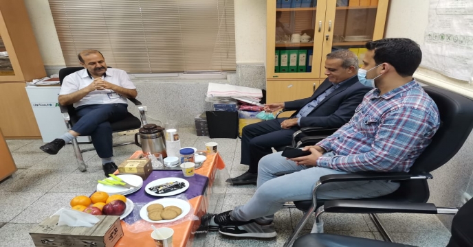جلسه سرپرست شرکت خدمات حمایتی کشاورزی استان بوشهر با مدیر بازرگانی پتروشیمی پرديس عسلويه