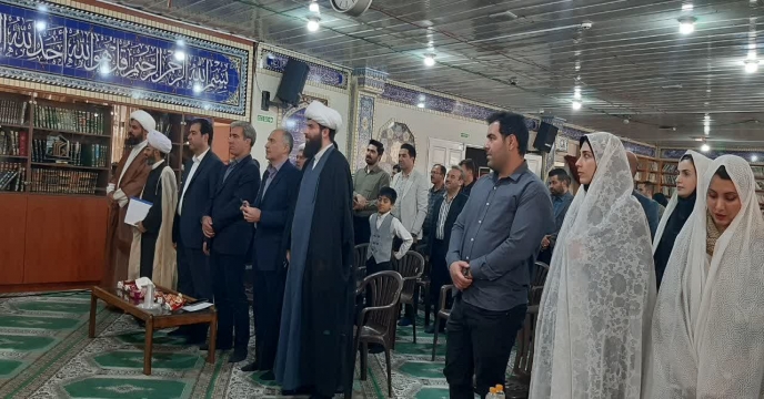 برگزاری جشن ملی روز ازدواج به مناسبت سالگرد ازدواج امیرالمومنین حضرت علی (ع) و حضرت فاطمه زهرا(س) ور از زوج های جوان شرکت خدمات حمایتی کشاورزی استان تهران