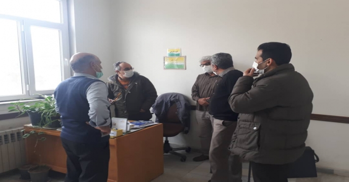 آموزش سیستم پایش کودی توسط همکاران خدمات حمایتی در مرکز جهاد کشاورزی شهرستان آشتیان