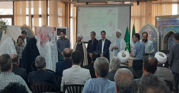 برگزاری جشن ملی روز ازدواج به مناسبت سالگرد ازدواج امیرالمومنین حضرت علی (ع) و حضرت فاطمه زهرا(س) ور از زوج های جوان شرکت خدمات حمایتی کشاورزی استان تهران