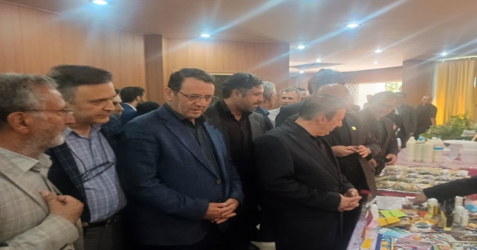 بازدید مدیر شرکت خدمات حمایتی کشاورزی استان از  نمایشگاه مشاغل خانگی در سازمان جهاد کشاورزی قزوین