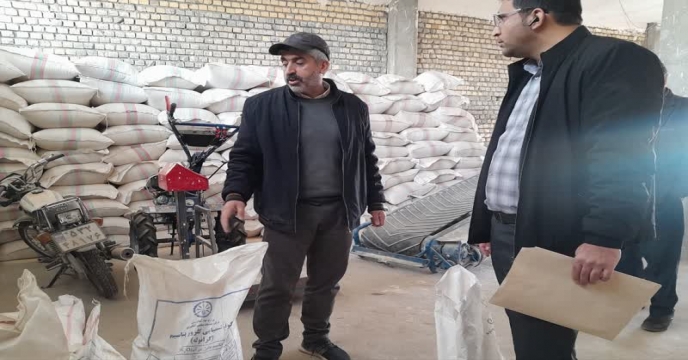 بازدید کارشناس پایش کودی شرکت خدمات حمایتی کشاورزی استان مرکزی از مراکز توزیع کود در منطقه خمین و حومه . اردیبهشت 1404