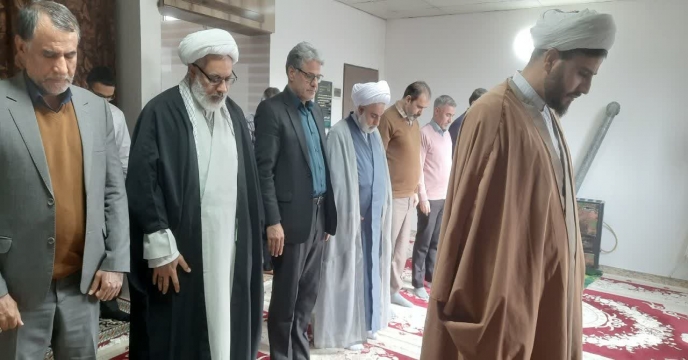 تجلیل از فعالان نماز در شرکت خدمات حمایتی کشاورزی خراسان شمالی 