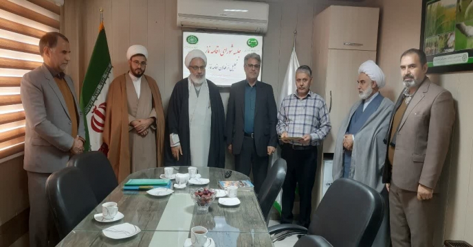 تجلیل از فعالان نماز در شرکت خدمات حمایتی کشاورزی خراسان شمالی 