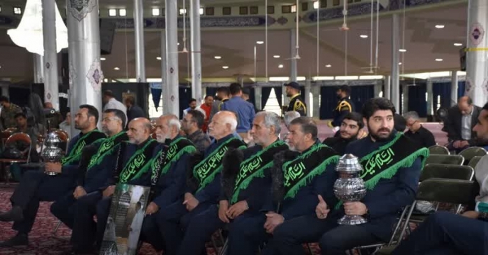 حضور مدیریت و همکاران اسـتان در مراسم گرامیداشت نخستین سالگرد شهید جمهور ، مصلاي بیت المقدس اراك