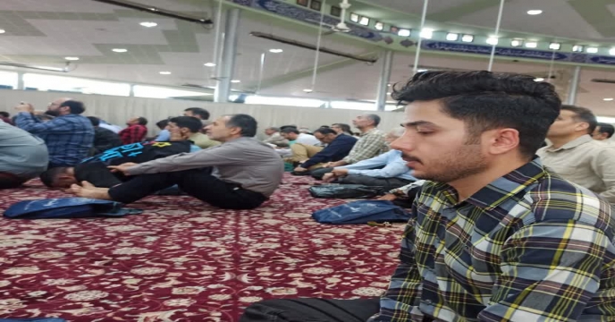 حضور مدیریت و همکاران اسـتان در مراسم گرامیداشت نخستین سالگرد شهید جمهور ، مصلاي بیت المقدس اراك