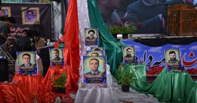 حضور مدیریت و همکاران اسـتان در مراسم گرامیداشت نخستین سالگرد شهید جمهور ، مصلاي بیت المقدس اراك