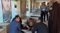 آیین غبارروبی مزار شهدای زنجان در آغاز هفته جهاد کشاورزی برگزار شد