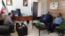 دیدار مدیر حراست سازمان جهاد کشاورزی خراسان جنوبی با مدیر شرکت خدمات حمایتی کشاورزی