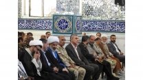 تجدید میثاق با آرمان‌های شهدا و امام راحل در گلزار شهدای مرکز استان خراسان شمالی به مناسبت  هفته دفاع مقدس