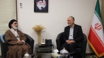 مدیرعامل و اعضای هیئت مدیره شرکت خدمات حمایتی کشاورزی با آیت الله سید حسن ربانی دیدار و گفتگو کرد
