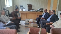 جلسه هم اندیشی مدیر شرکت خدمات حمایتی کشاورزی استان اصفهان با معاونت زراعت سازمان جهاد کشاورزی استان اصفهان درباره بازگشایی آب رودخانه زاینده رود و  توزیع کود کشاورزی ازته