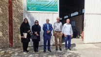 بازدید و پایش از انبار کارگزاری تعاونی روستایی فردوس 